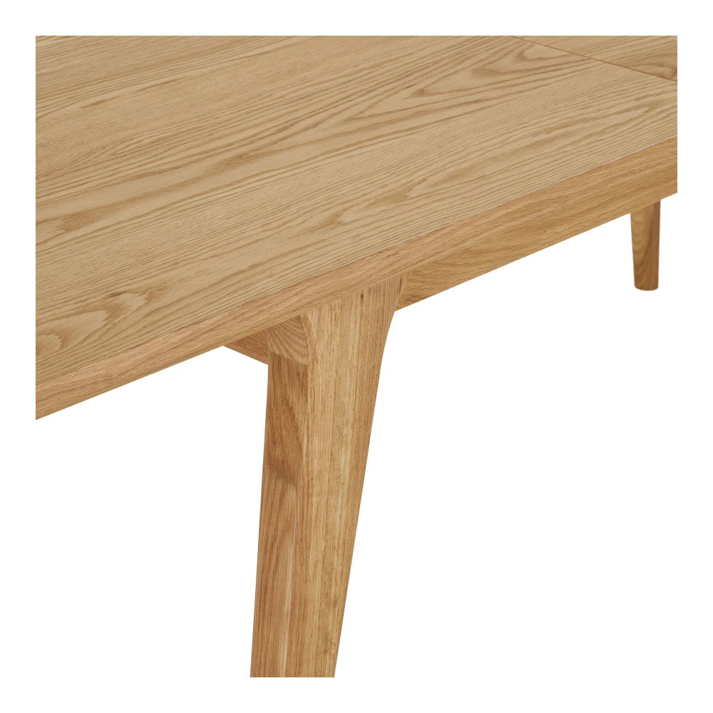 Masa extensibila din MDF+Furnir de stejar Maro L240-290-340xH75cm Darwin