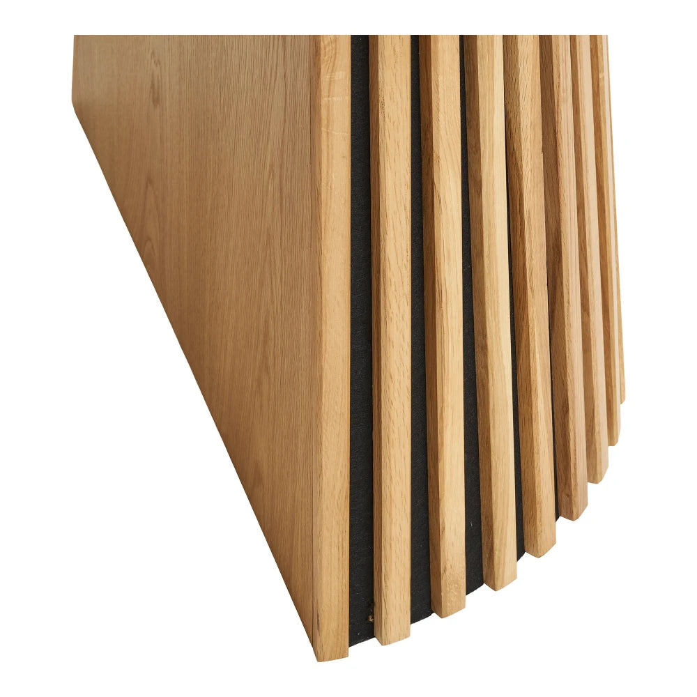 Masa extensibila din MDF+Furnir de stejar Maro L200-250-300xH75cm Osaka