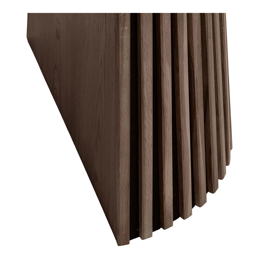 Masa extensibila din MDF+Furnir de stejar Maro inchis L200-250-300xH75cm Osaka
