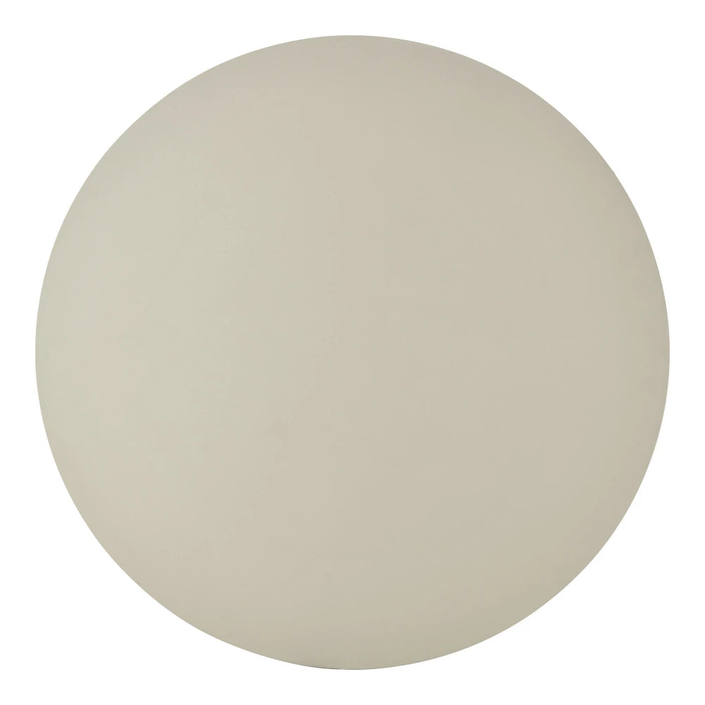 Masa din Metal Bej si MDF Bej D120xH75cm Riva