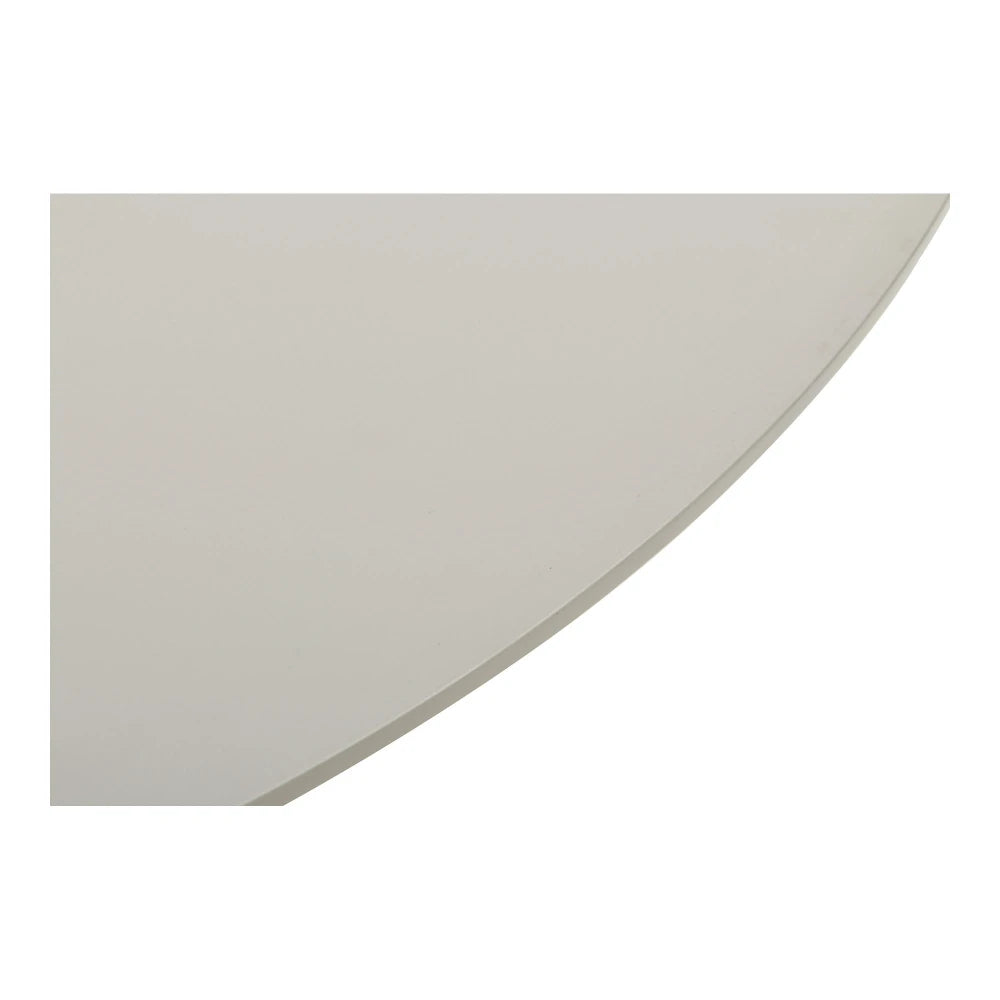 Masa din Metal Bej si MDF Bej D120xH75cm Riva