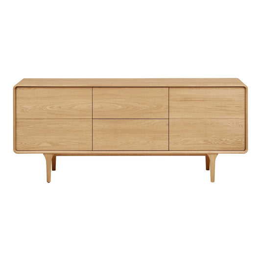 Comoda din Lemn de stejar Maro si   L180xH75cm Darwin