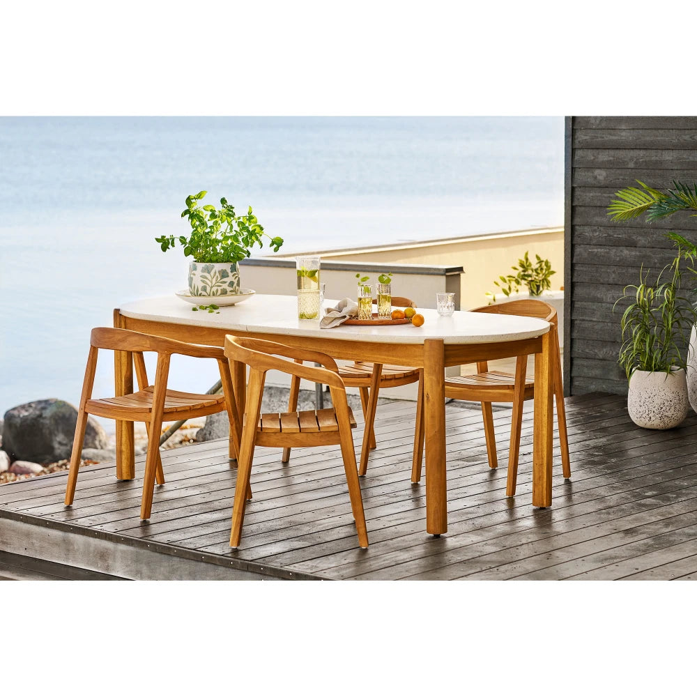 Comoda din Lemn de stejar Maro si   L180xH75cm Darwin