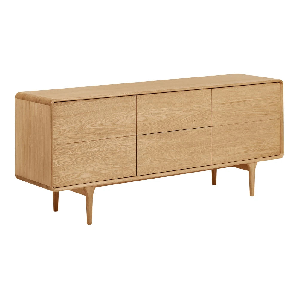 Comoda din Lemn de stejar Maro si   L180xH75cm Darwin