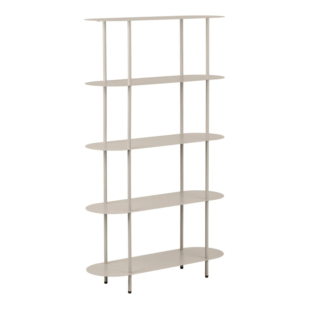 Etajera din Metal Bej L90xH150cm Rieti