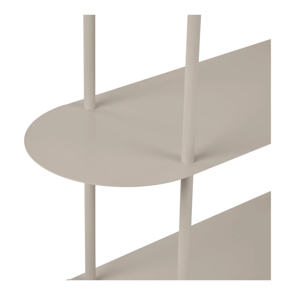 Etajera din Metal Bej L90xH150cm Rieti