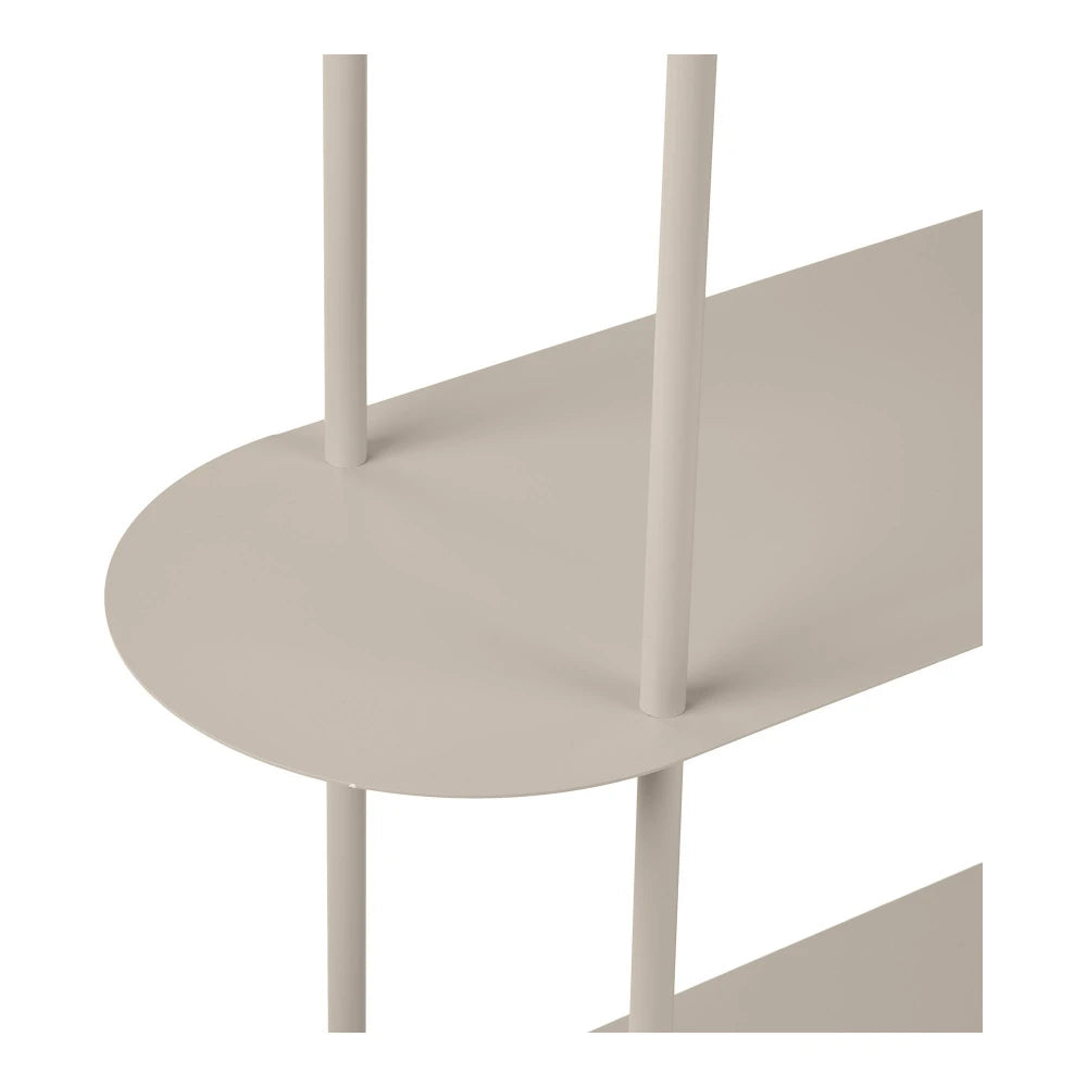 Etajera din Metal Bej L118xH139cm Rieti