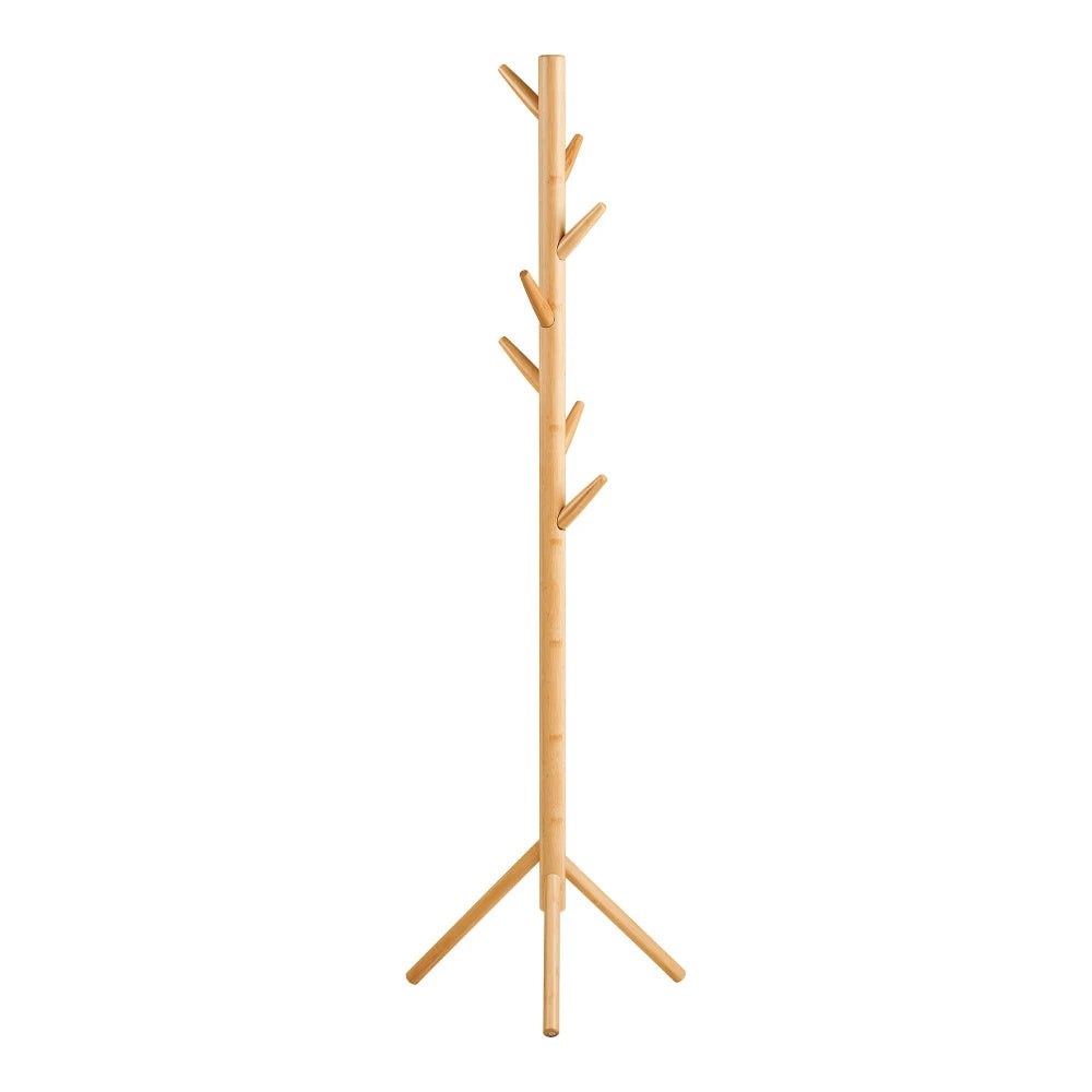 Cuier de podea din Lemn de bambus Maro L50xH163cm Wanaka