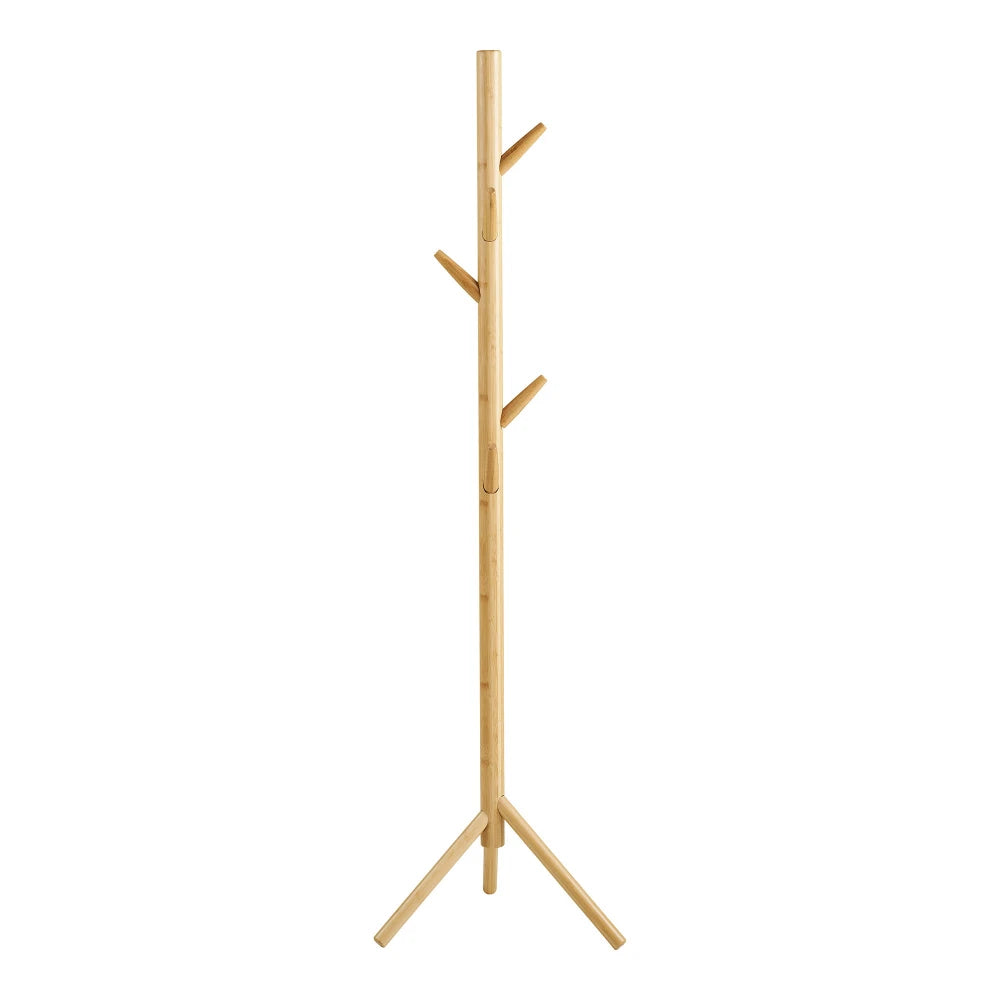 Cuier de podea din Lemn de bambus Maro L50xH163cm Wanaka