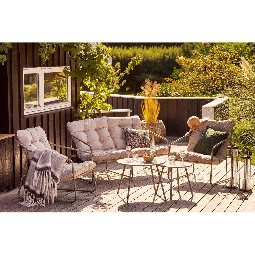 Patura din Textil Gri/Alb L170x130cm Carmel