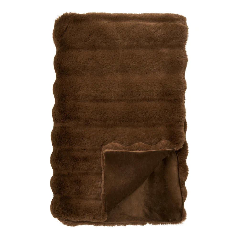 Patura din Blana artificiala Maro L180x130cm Galena