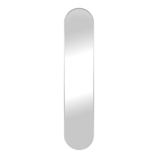 Oglinda cu rama din Metal Argintiu L35xH170cm Hennetved