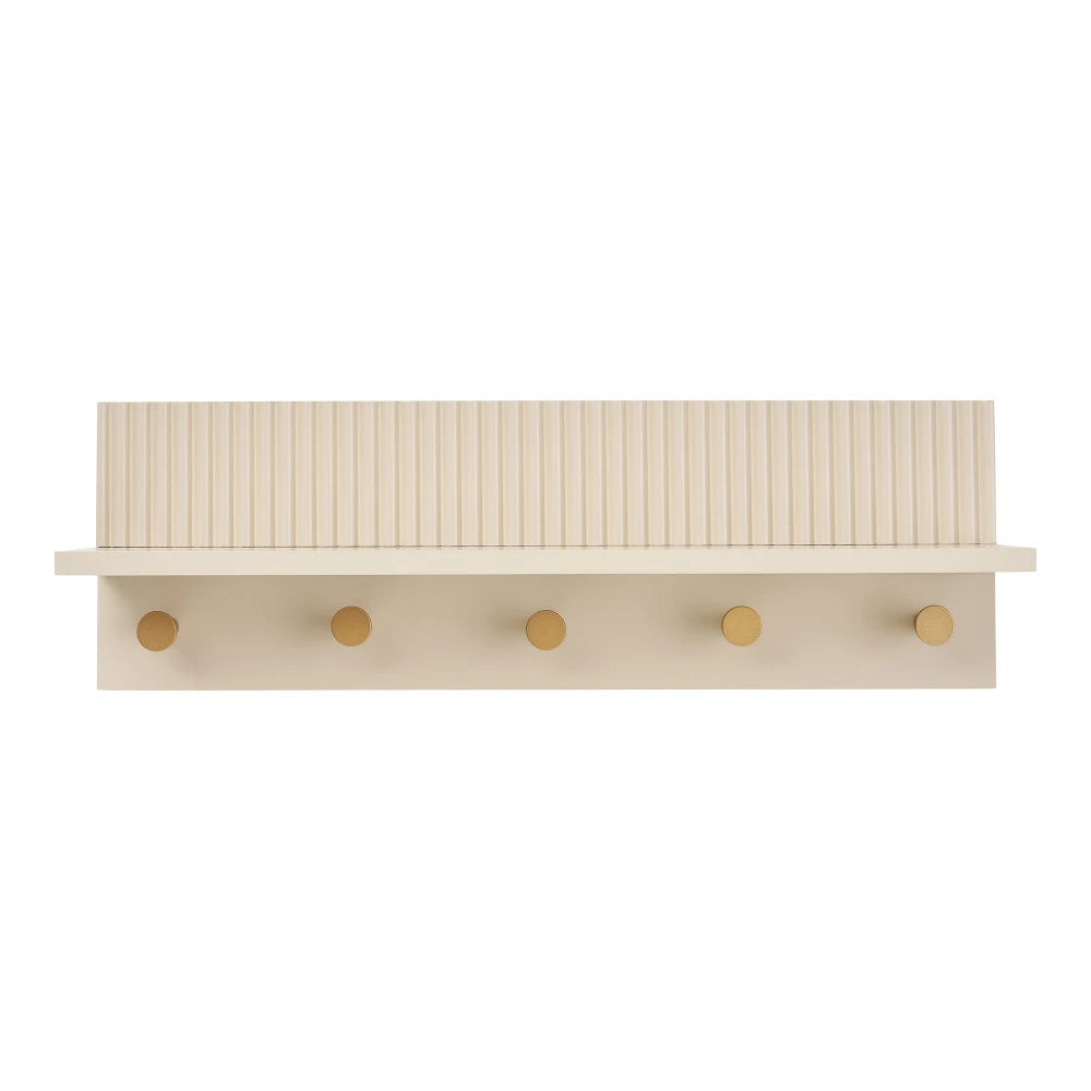 Cuier din MDF Bej L50xH16cm Rocca