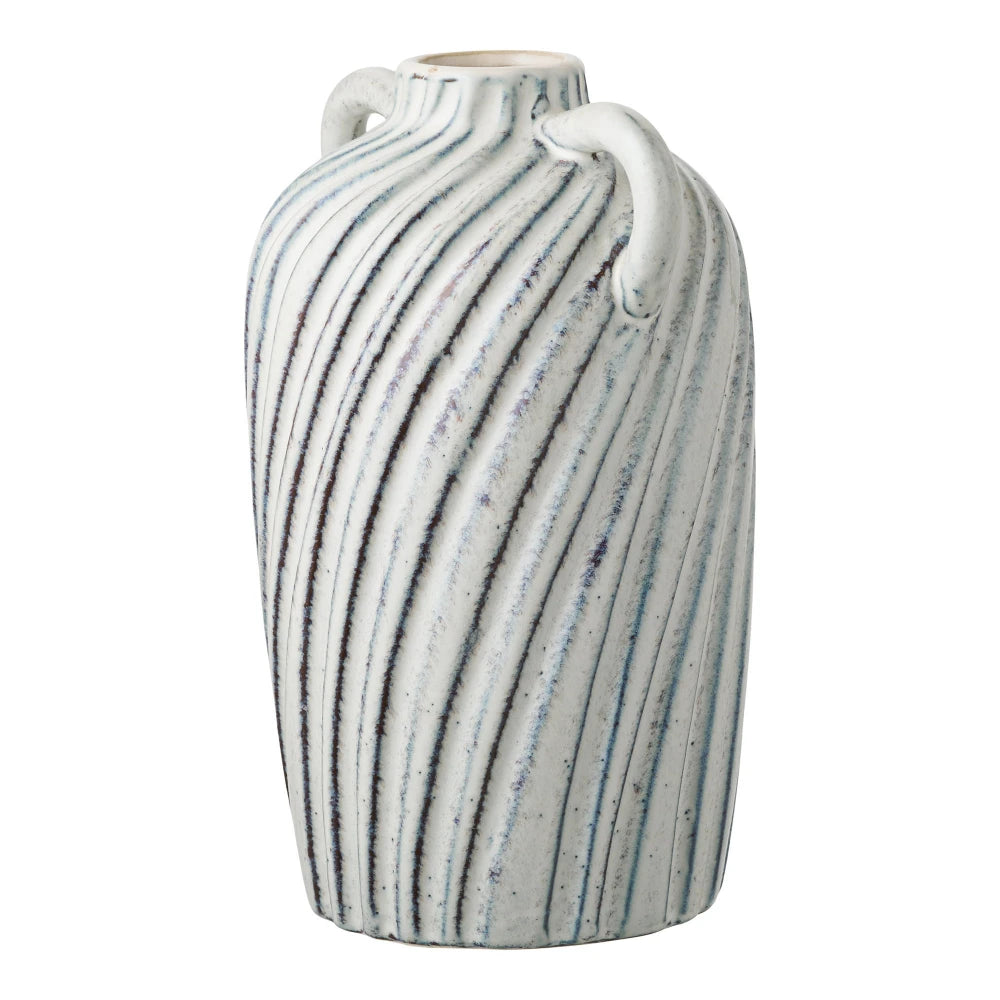 Vaza din Ceramica Alb/Albastru L15,5xH22cm HN1218