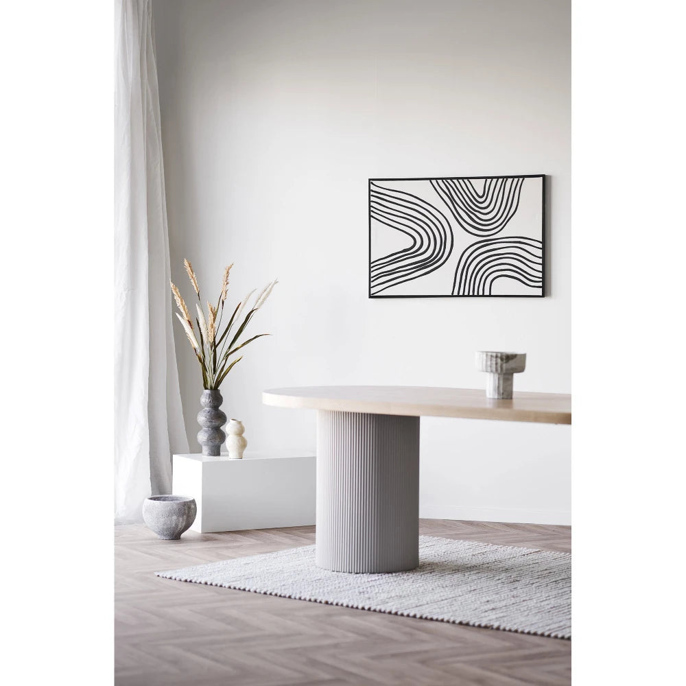 Vaza din Ceramica Bej D10,5xH19,5cm HN1220