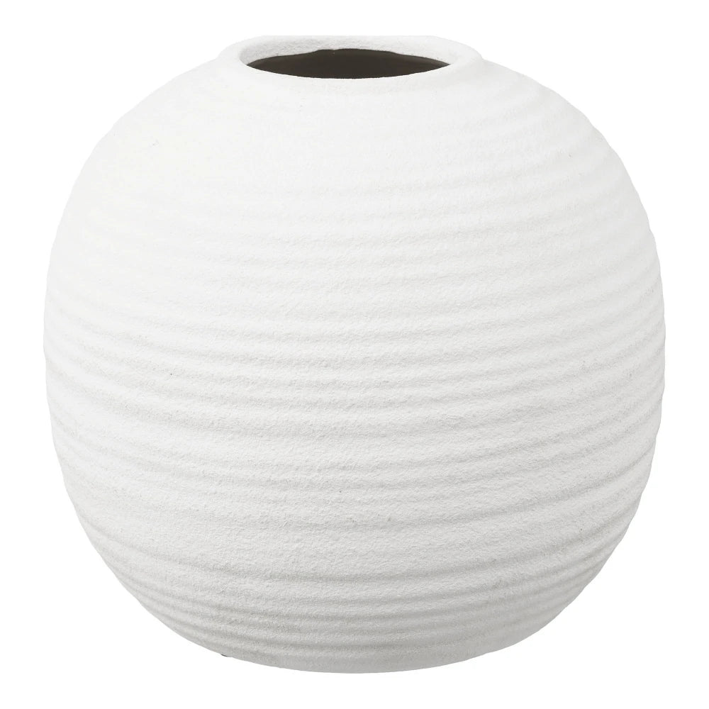 Vaza din Ceramica Alb D30xH28,5cm HN1221