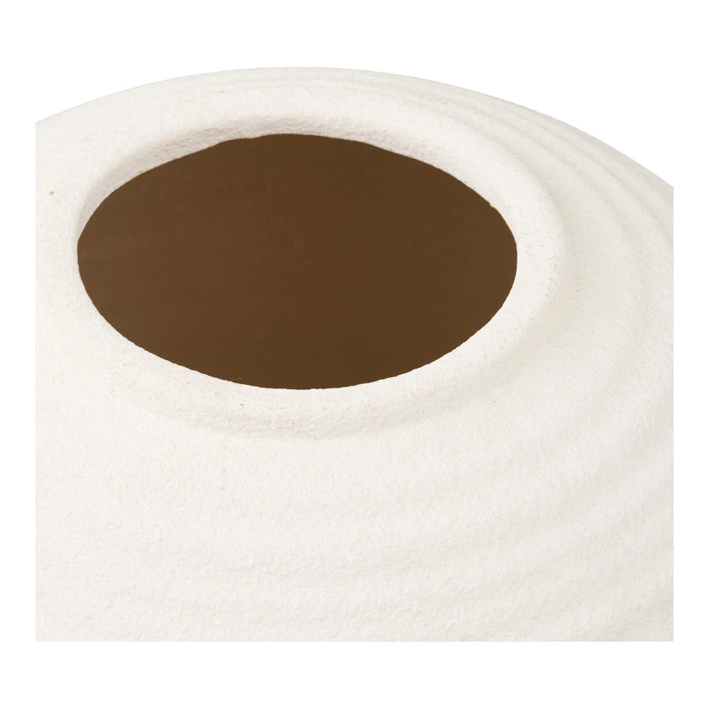 Vaza din Ceramica Alb D30xH28,5cm HN1221