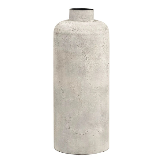Vaza decorativa inalta din Metal Bej D24xH60,5cm HN1234