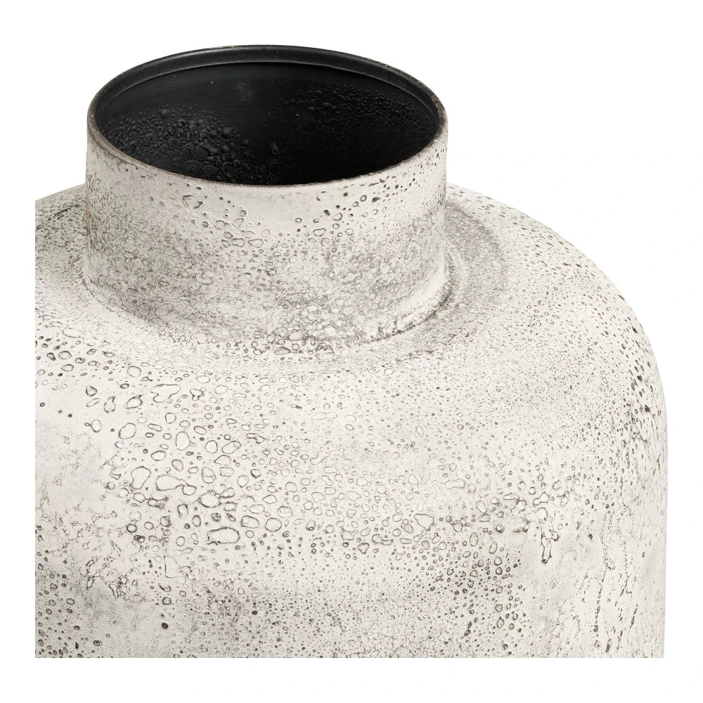 Vaza decorativa inalta din Metal Bej D24xH60,5cm HN1234