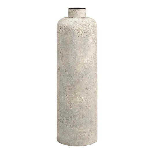 Vaza decorativa inalta din Metal Bej L24xH78,5cm HN1235