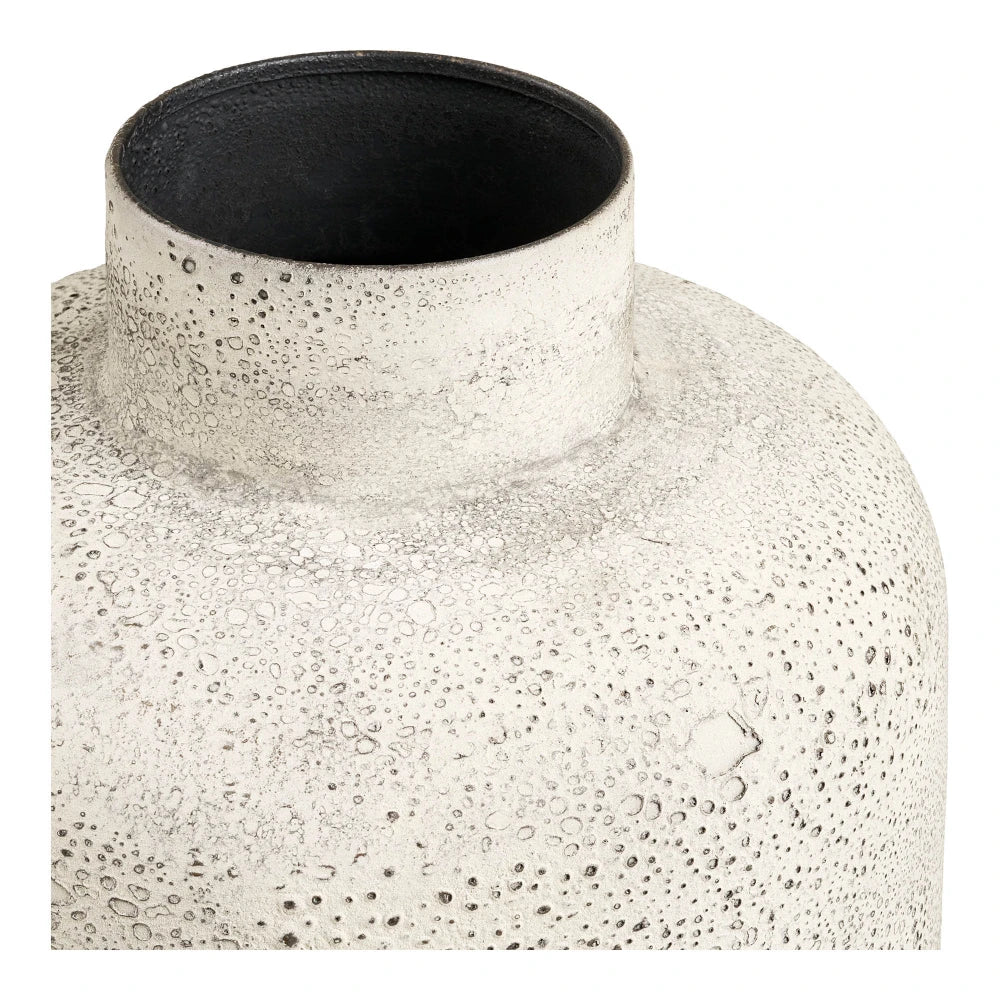 Vaza decorativa inalta din Metal Bej L24xH78,5cm HN1235