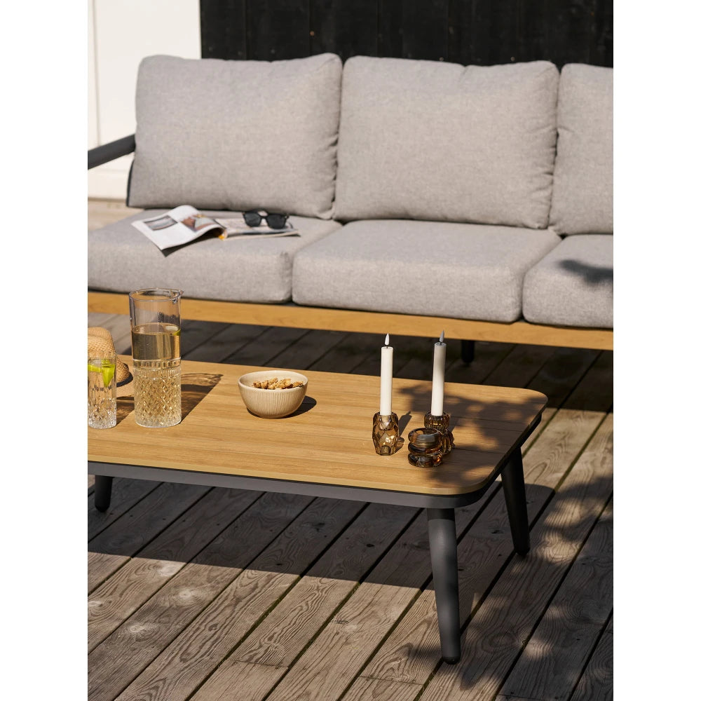 Set de exterior din 4 piese L73/73,5/105xH65/65/35cm Abela