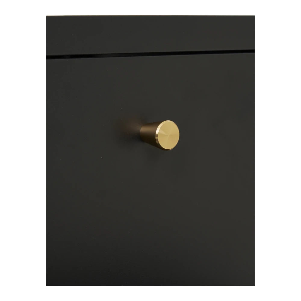 Noptiera din Metal Negru L40xH60cm Dalby