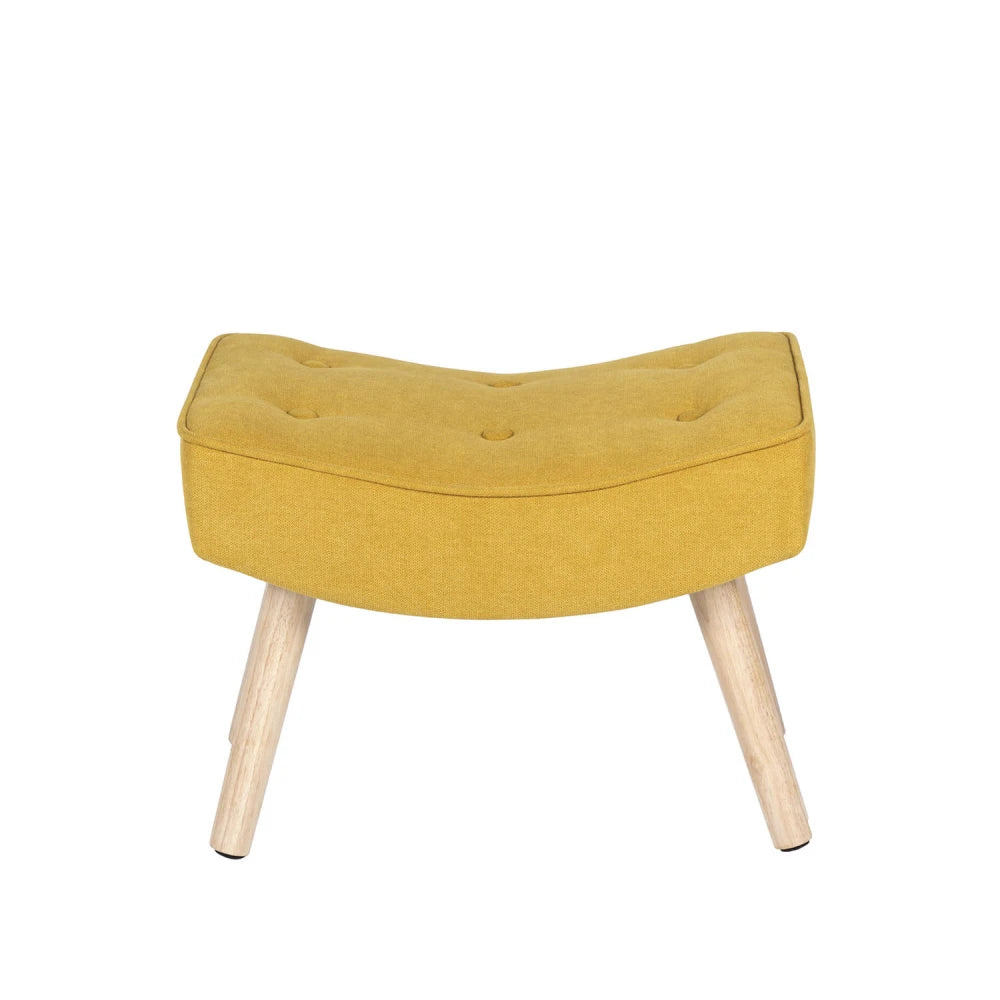 Taburet Dublin galben L52cm x A38cm x H38cm