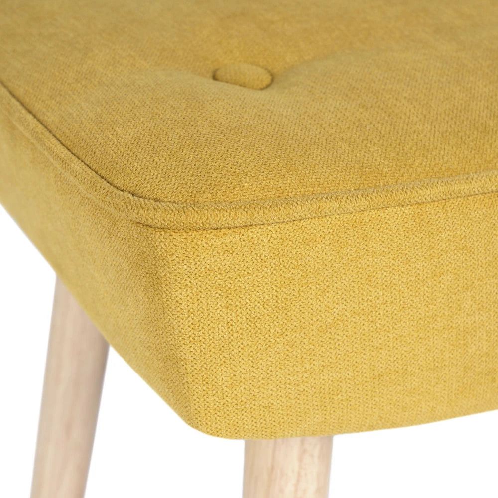 Taburet Dublin galben L52cm x A38cm x H38cm