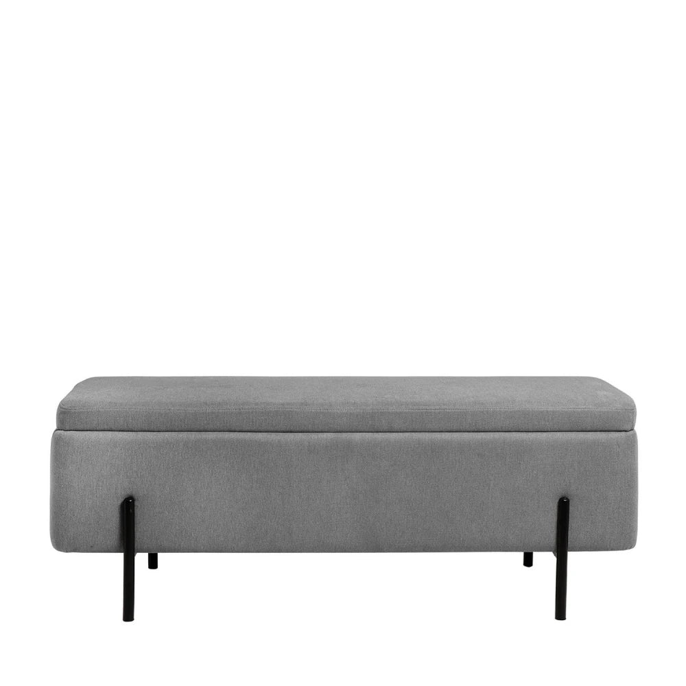 Bancheta Viena gri L120cm x A41cm x H46cm