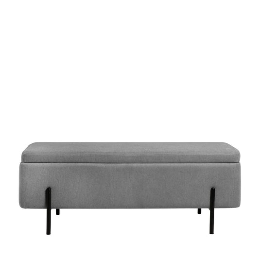 Bancheta Viena gri L120cm x A41cm x H46cm
