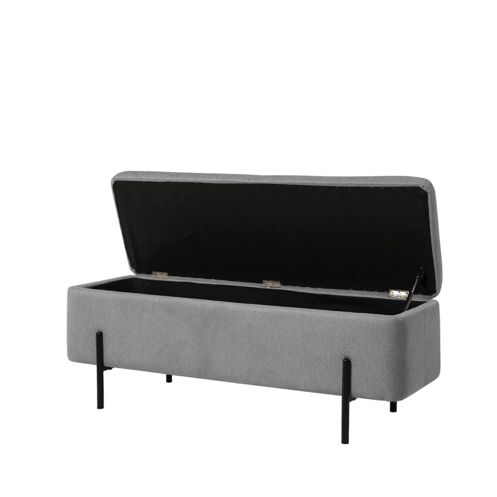 Bancheta Viena gri L120cm x A41cm x H46cm