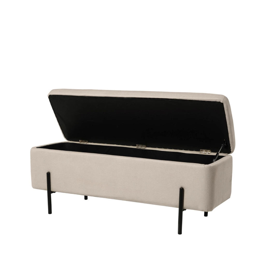 Bancheta Viena bej L120cm x A41cm x H46cm