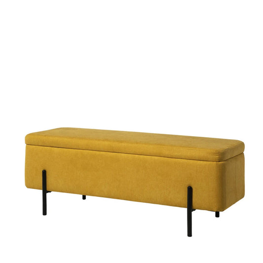 Bancheta Viena galben L120cm x A41cm x H46cm