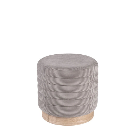 Taburet Saul gri D39cm x H39cm