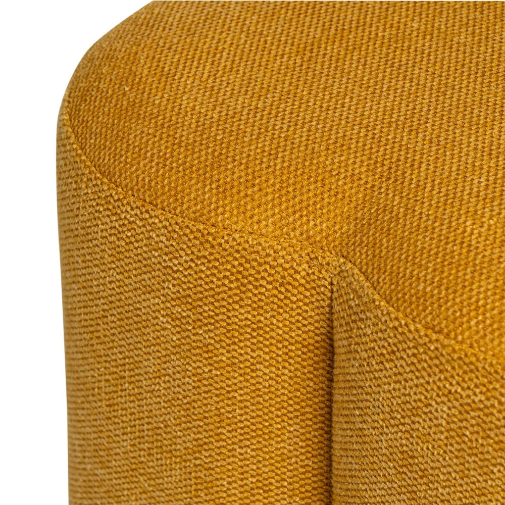 Taburet Artur galben D36cm x H38cm