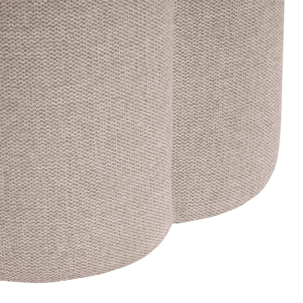 Taburet Artur bej D36cm x H38cm