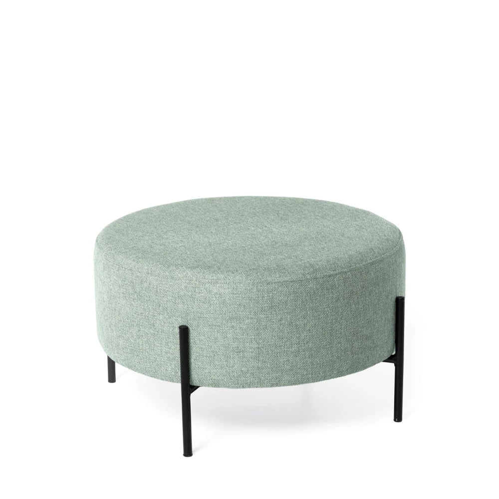 Taburet Camilo verde D60cm x H35cm
