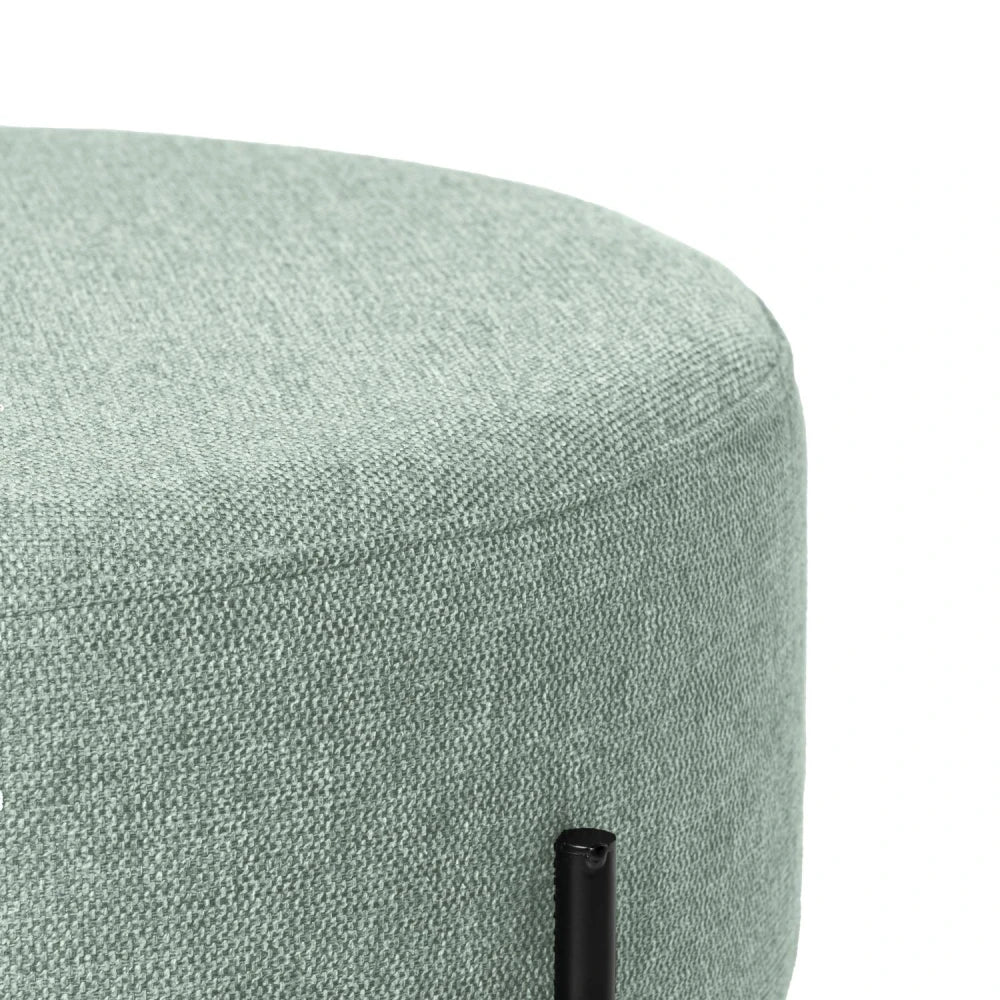 Taburet Camilo verde D60cm x H35cm