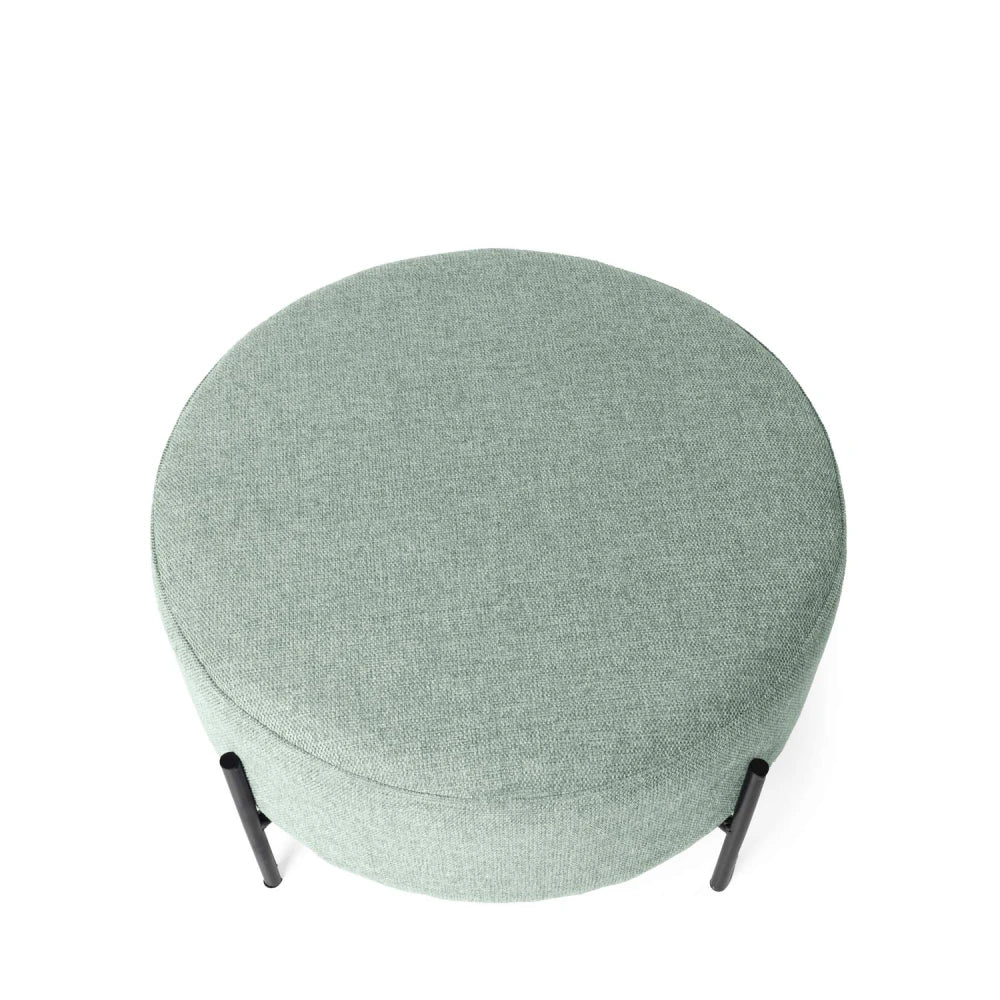 Taburet Camilo verde D60cm x H35cm