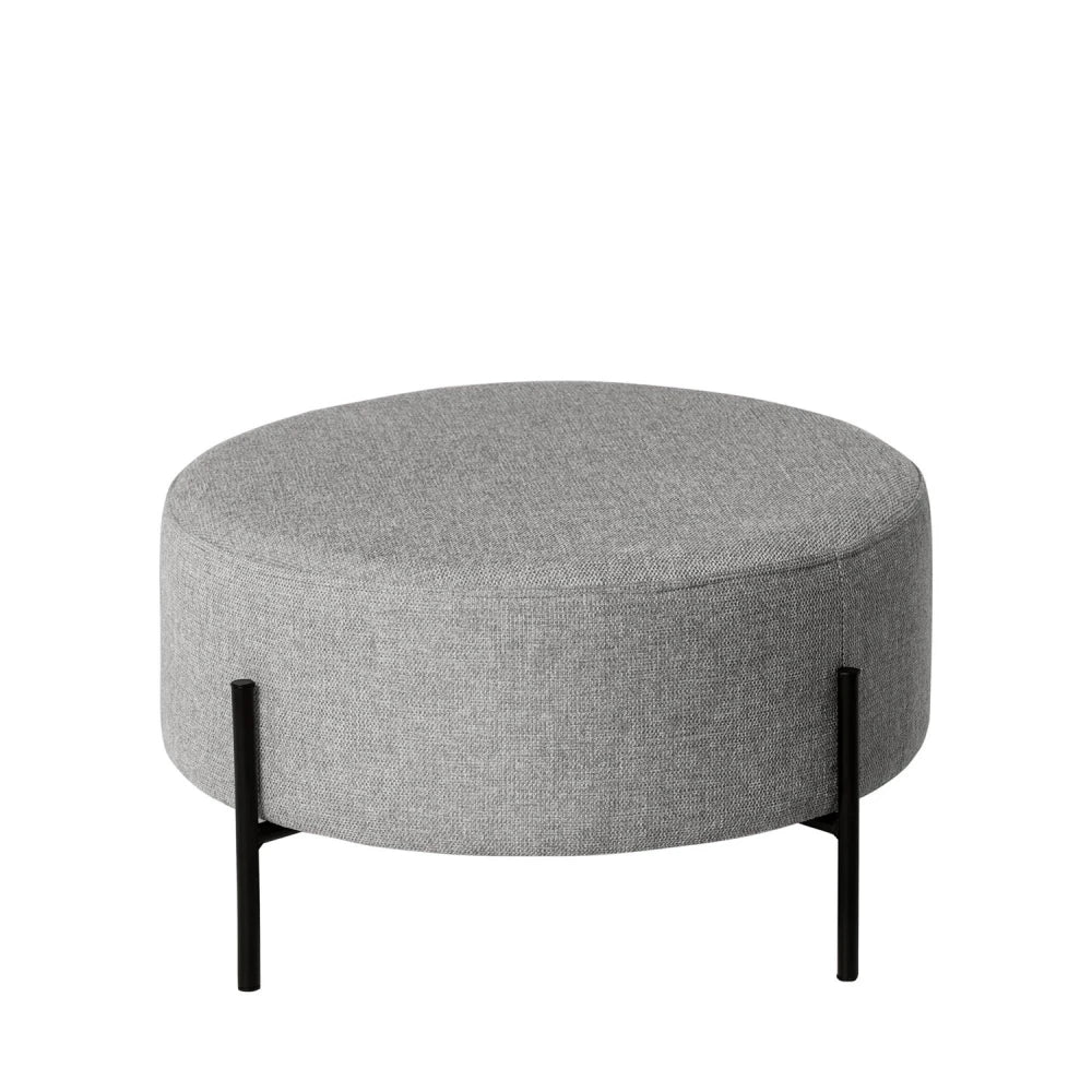 Taburet Camilo gri D60cm x H35cm