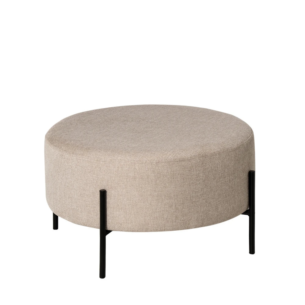 Taburet Camilo bej D60cm x H35cm