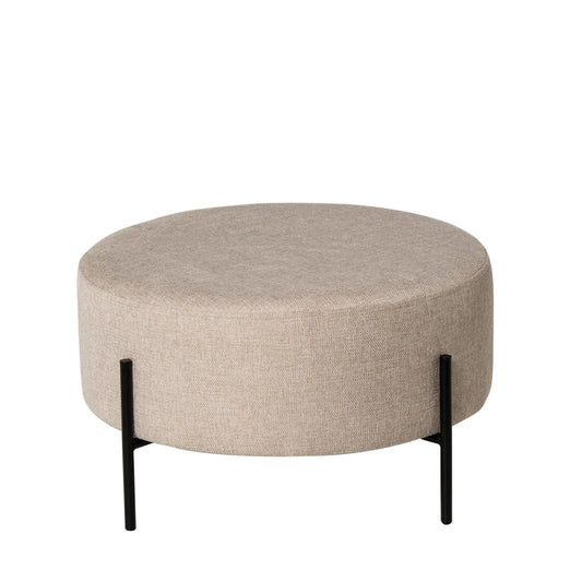 Taburet Camilo bej D60cm x H35cm