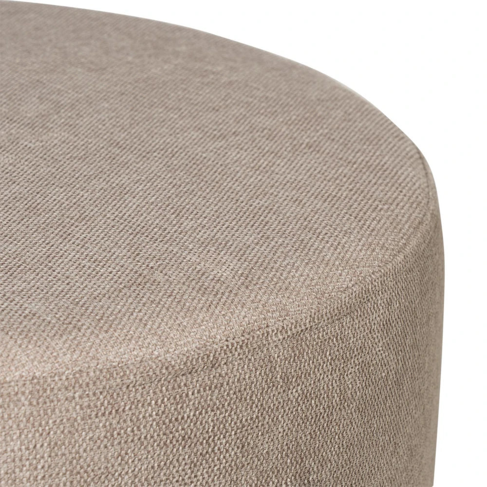 Taburet Camilo bej D60cm x H35cm