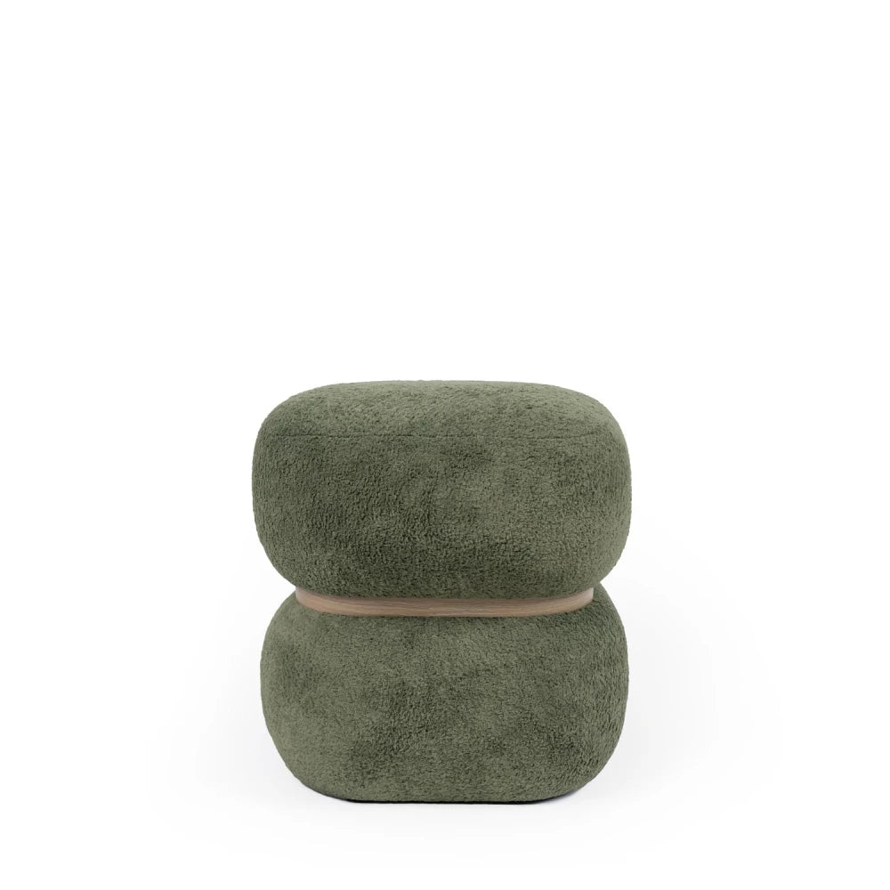 Taburet George verde D36xH40cm