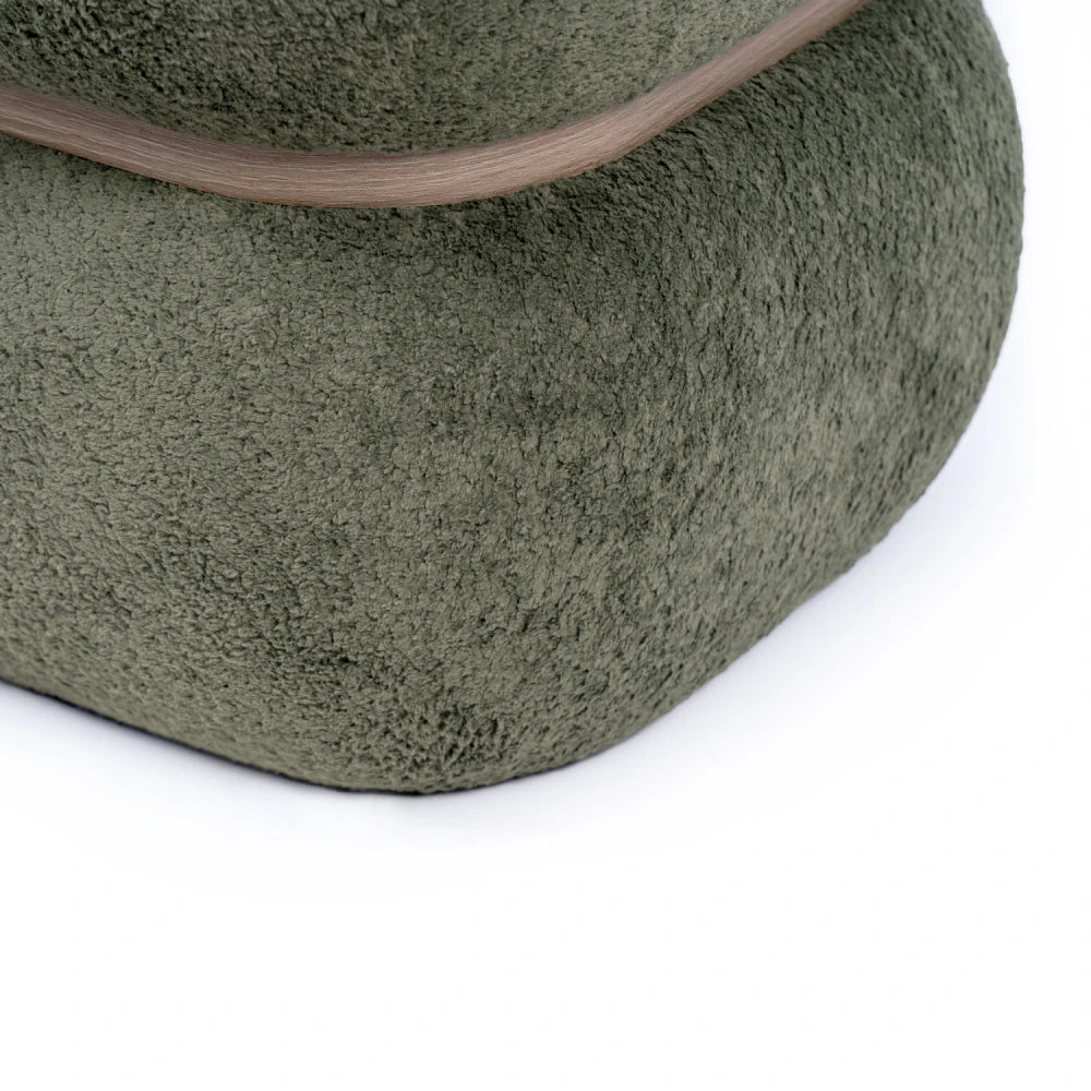 Taburet George verde D36xH40cm