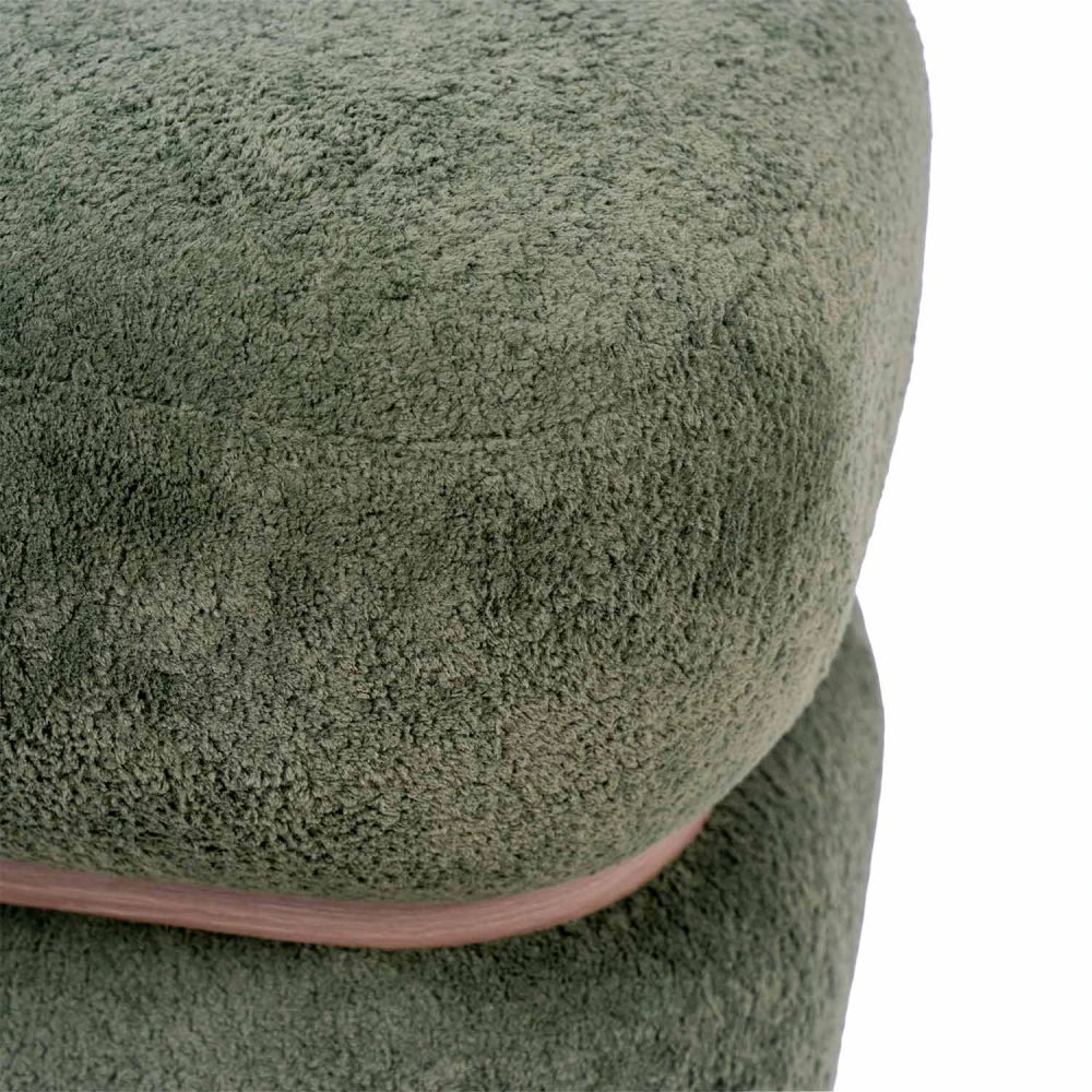 Taburet George verde D36xH40cm