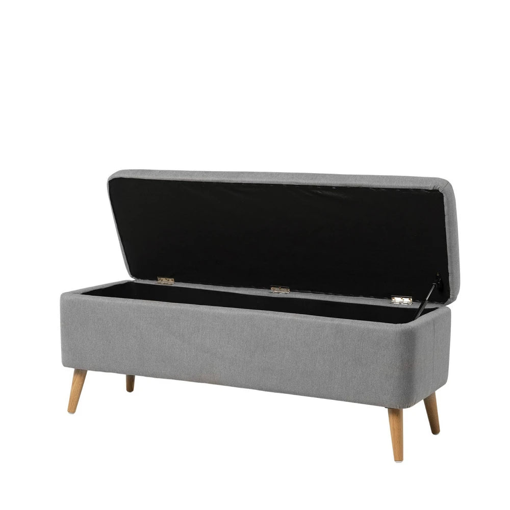 Bancheta Zurich gri L120cm x A42cm x H47