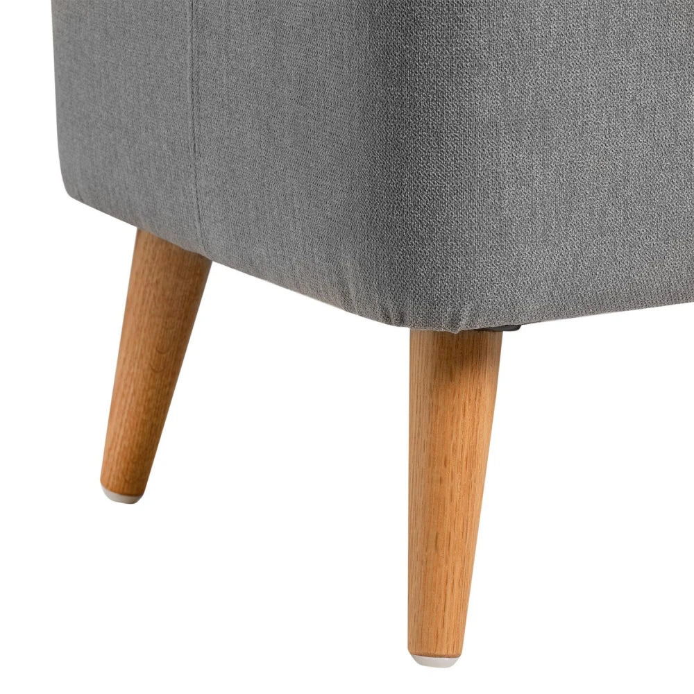 Bancheta Zurich gri L120cm x A42cm x H47