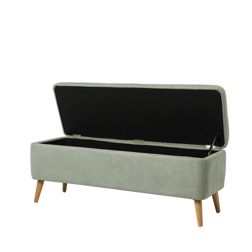 Bancheta Zurich verde L120cm x A42cm x H47